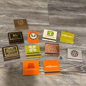 Disney Vintage Matchbook Collection - Brown, Orange, Green, Purple